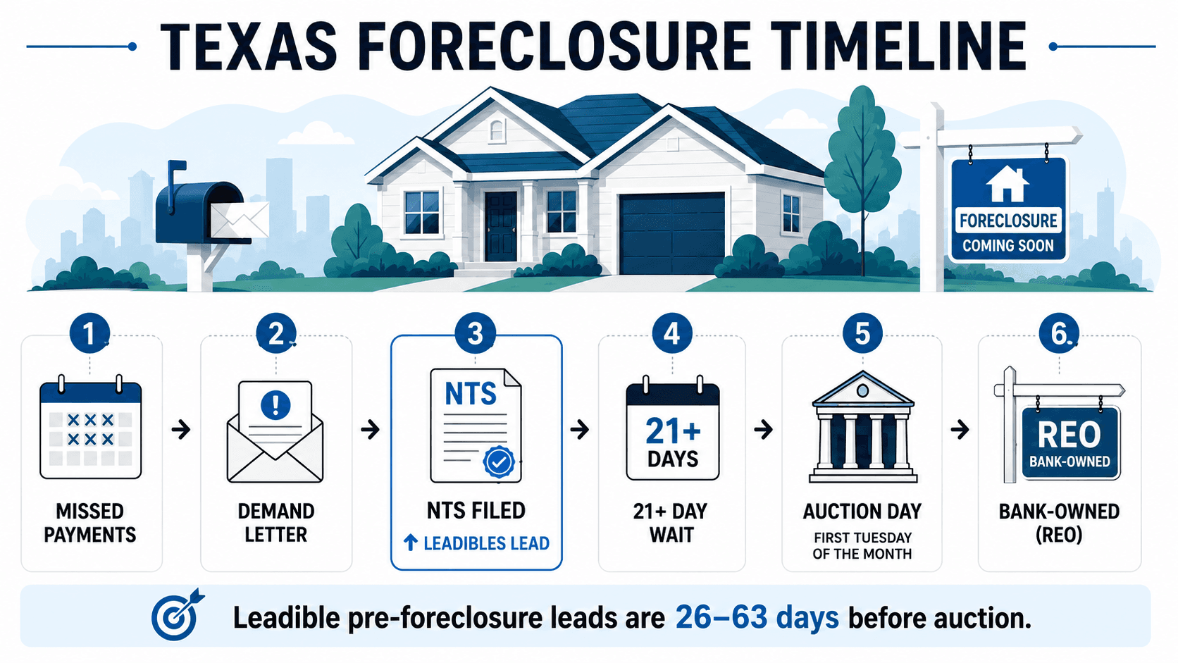 Pre-foreclosure timeline — San Antonio homeowner facing auction